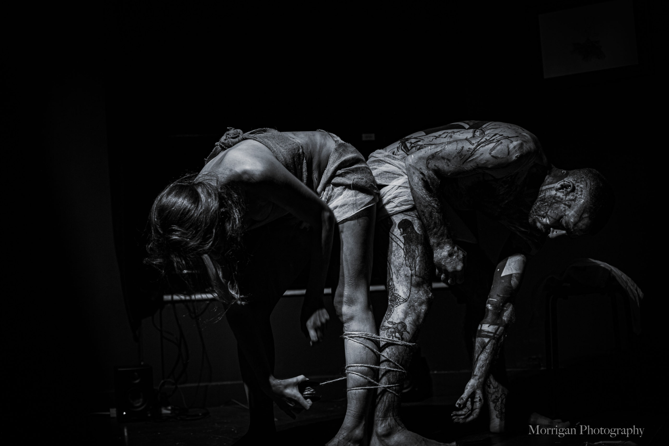 Action hybride visual artist performance