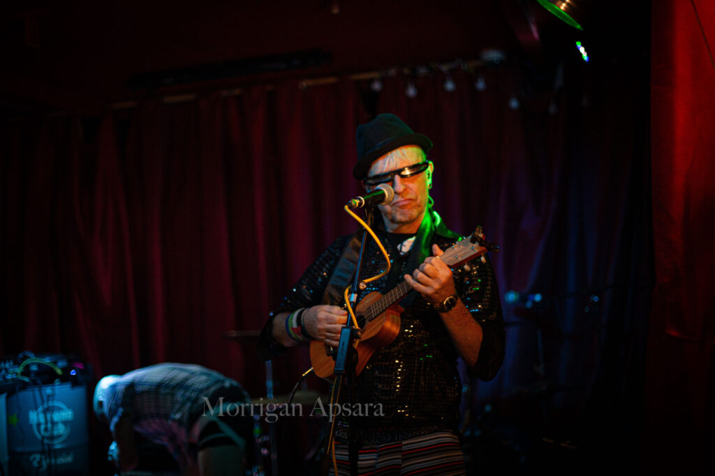 Music in our Underpants gig at the Thomas House former Restart member, queer punk
